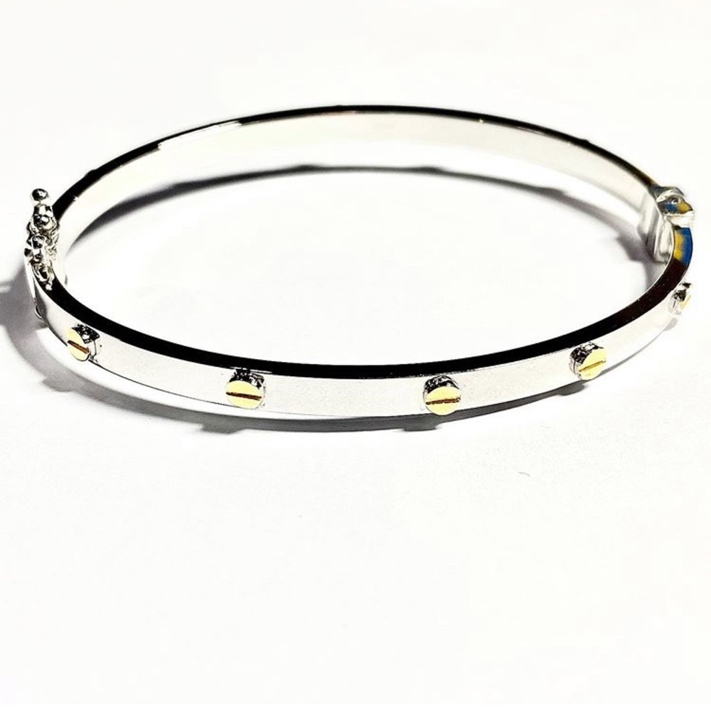 💯AUTHENTIC 14K SOLID GOLD BANGLE